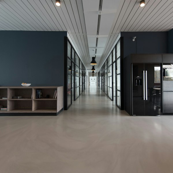 Interior de escritório de open-space